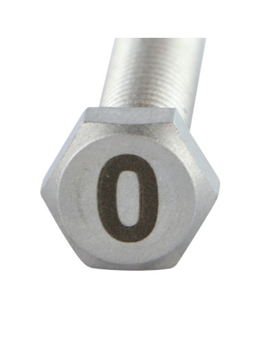 1 x Vis métaux Tête hexagonale TH 8X35 Inox A4...