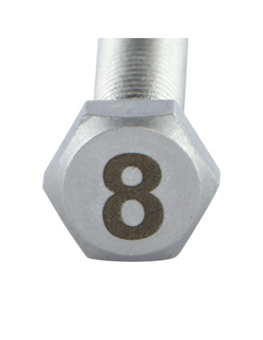 1 x Vis métaux Tête hexagonale TH 8X35 Inox A4...