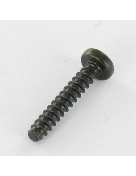 1 x Vis tôle tête cylindrique bombée large Pozi 3.5X6.5 Acier zingué noir Sans pointe