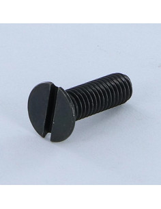 Vis métaux Tête fraisée Fendue M8X70 Acier zingué noir