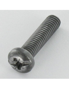 Vis métaux Tête cylindrique TC POZI et fendu M5X20 Acier...