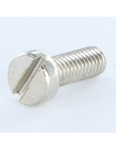 Vis métaux Tête cylindrique TC Fendue M6X16 Acier nickelé