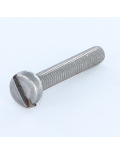 Vis métaux Tête cylindrique TC Fendue M6X35 Acier brut