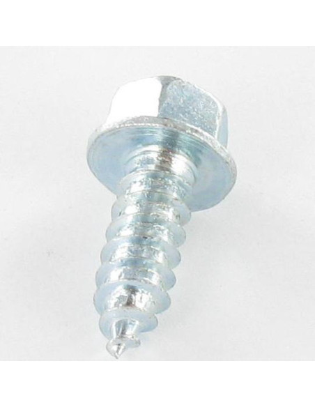 1 x Vis tôle Tête hexagonale TH Embase collerette 4.2X19 Acier zingué