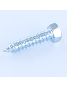 Vis tôle Tête hexagonale TH 6.3X25 Acier zingué 2