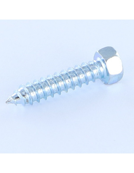 1 x Vis tôle Tête hexagonale TH 6.3X38 Acier zingué