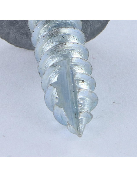 1 x Vis tôle TH/RD. VUL 6.3X25 Acier zingué Pointe antifendage type 17