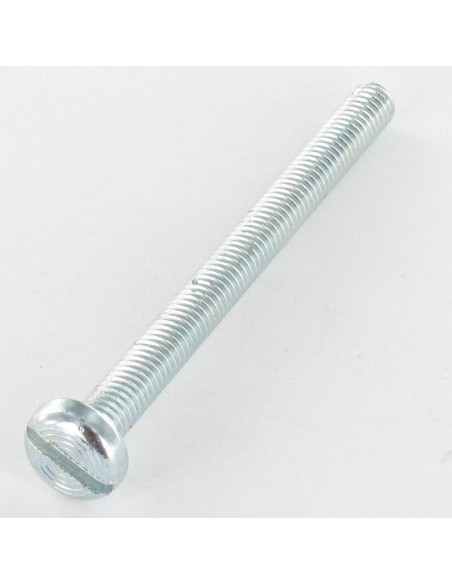1 x Vis métaux Tête cylindrique large TCL Fendue M5X10 Acier zingué
