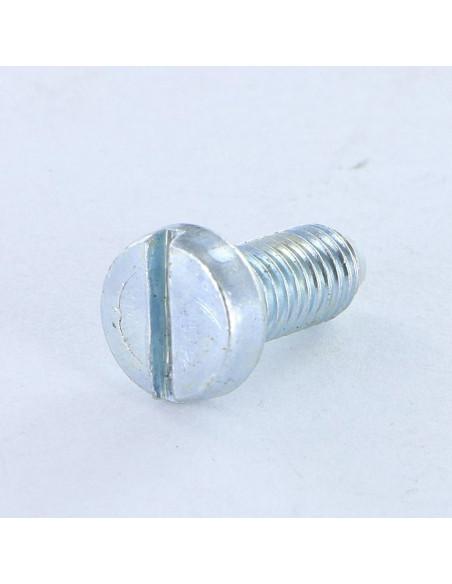 1 x Vis métaux Tête cylindrique large TCL Fendue M5X12 B.P. Acier zingué