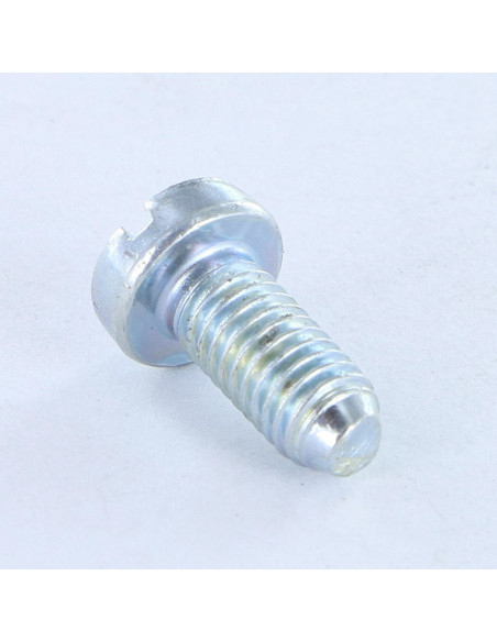 1 x Vis métaux Tête cylindrique large TCL Fendue M5X12 B.P. Acier zingué