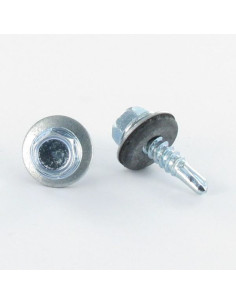 Vis autoperceuse Tête hexagonale TH 6.3X25 Rondelle...