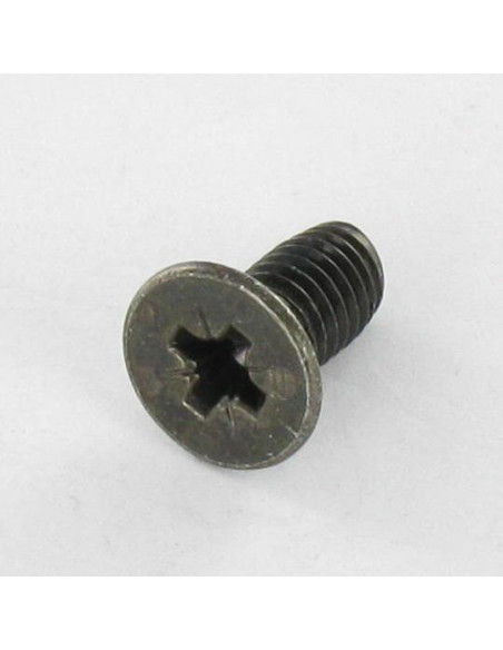 1 x Vis autotaraudeuse Tête fraisée M4X10 Pozi N°2 Acier zingué noir