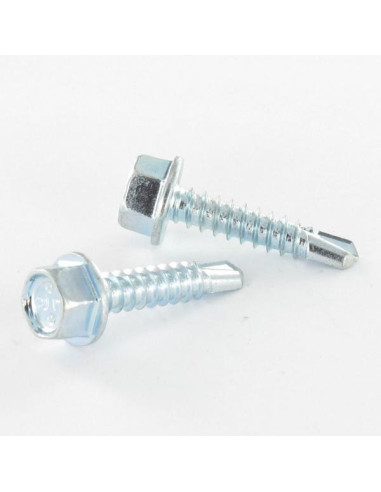 1 x FASTOVIS Tête hexagonale TH 6.3X105 Acier...