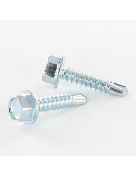 1 x FASTOVIS Tête hexagonale TH 6.3X105 Acier zingué