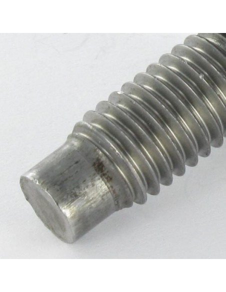 1 x Vis à souder M6X10 3 PICOTS Acier zingué