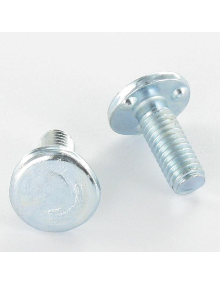 1 x Vis à souder M6X50 3 PICOTS Acier zingué