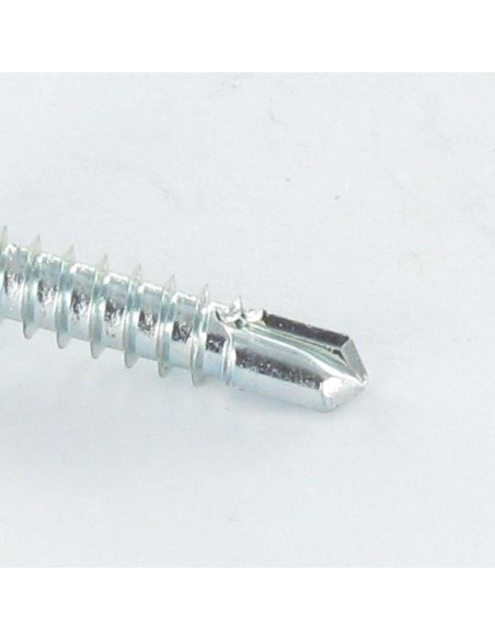 1 x Vis autoperceuse Tête cylindrique TC EMPR Carrée 4.8X80 Acier zingué