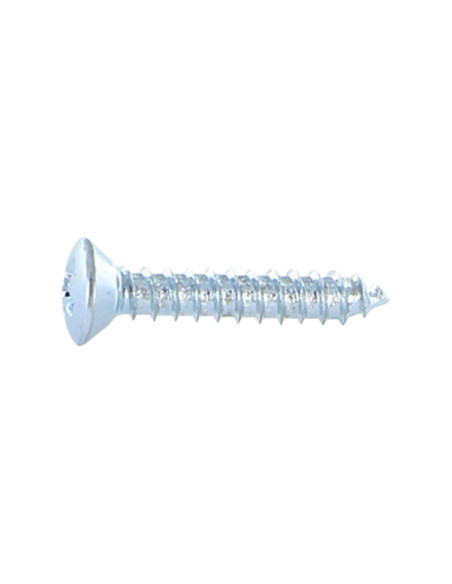 1 x Vis tôle Tête fraisée bombée TFB Phillips n° 2 4.8X32 Acier zingué