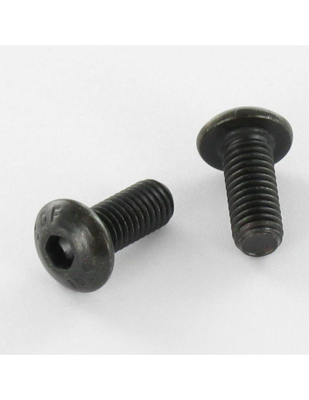 1 x Vis métaux BHC (Tête Bombée Hexagonal creux) M5X40 Filetage total Classe 10.9 Clé de 3 HC3 Acier brut