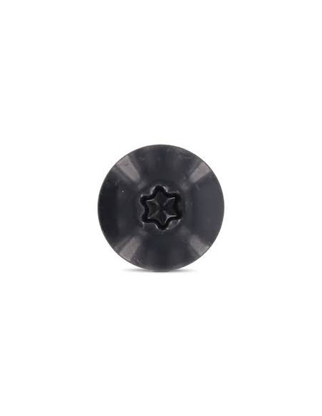 1 x Vis de facade TORX T20 4.8X32 Diamètre de tête: 12.3 Inox A2 RAL7016 gris anthracite