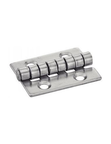 1 x Charnière Type H 4 trous Inox A2 30X40