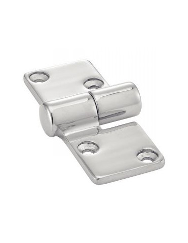 1 x Charnière dégondable Droite Inox A4 92X36
