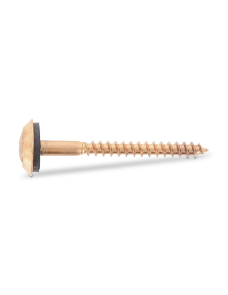 1 x Vis faitage Tête fraisée bombée TFB TORX T20 Inox A2 cuivre 4.5X70 Rondelle d'étanchéite EPDM 3P