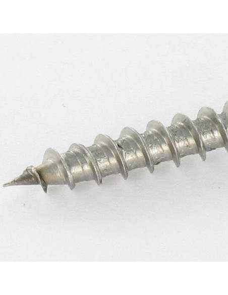 1 x VBA Vis bois agglo Inox A2 Tête fraisée bombée TFB Pozi 4X25
