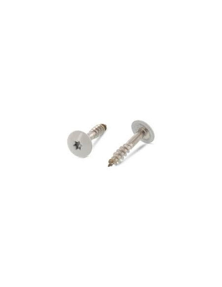 1 x Vis de facade TORX T20 5.5X38 Diamètre de tête: 12.3 Inox A2 RAL7038