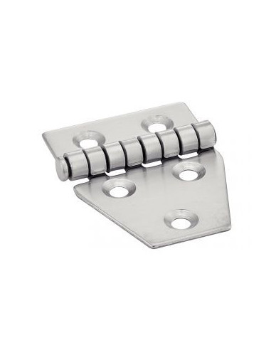 1 x Charnière Type C 5 trous Inox A2 55X40