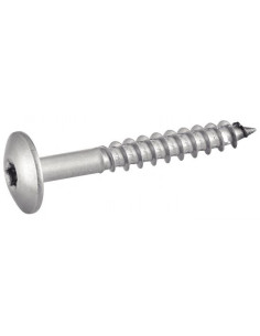 Vis de facade TORX T20 4.8X50 Diamètre de tête: 12.3 Inox A2