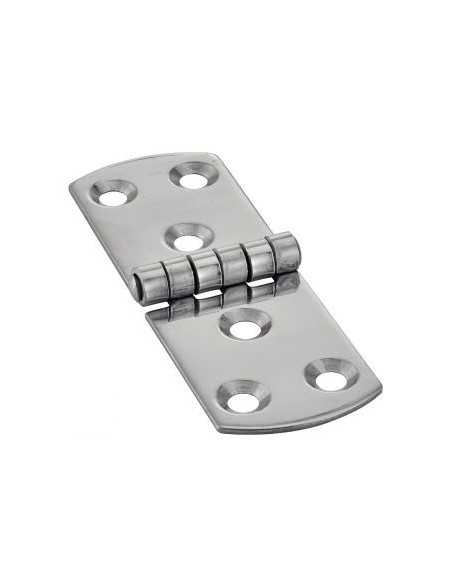1 x Charnière Type E 6 trous Inox A2 85X30