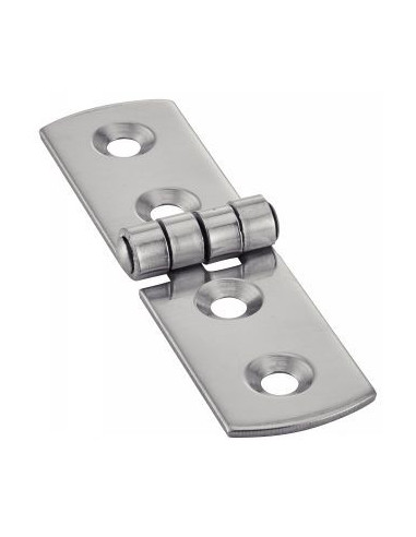 1 x Charnière Type G 4 trous Inox A2 75X20