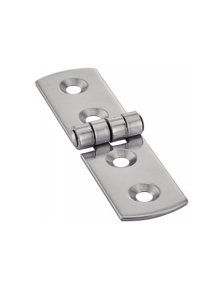 1 x Charnière Type G 4 trous Inox A2 75X20