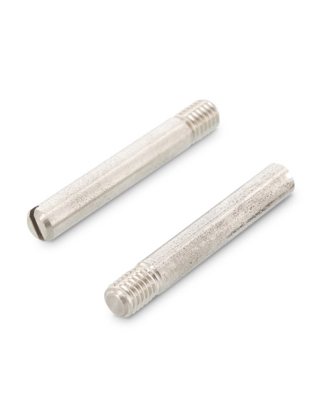 1 x Vis métaux Sans tête Fendue Bout téton Plate Filetage partiel M6X20 Filetée sur 7.2 Inox A4