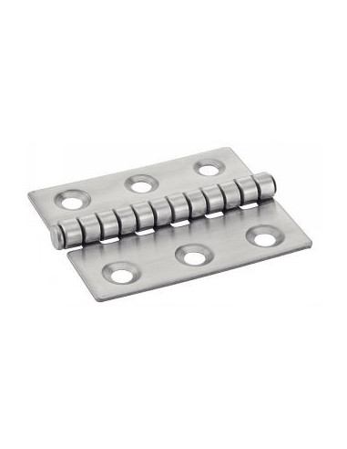 1 x Charnière Type Fendue 6 trous Inox A2 50X60