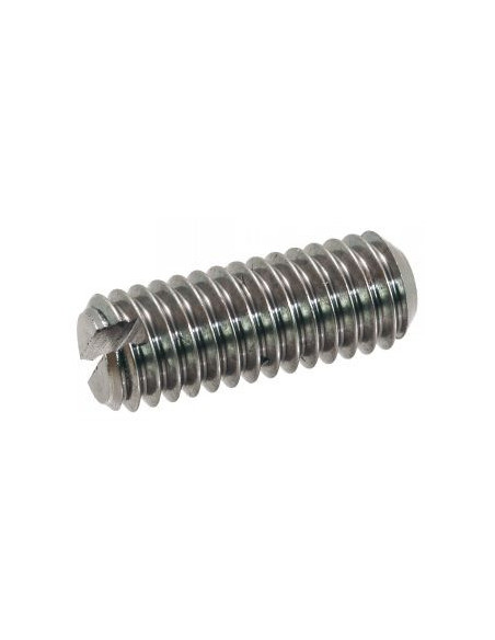 1 x Vis métaux Sans tête Fendue Bout cuvette Inox A2 M4X16