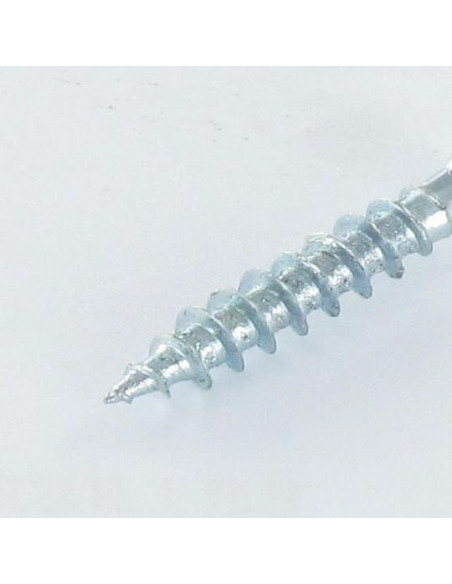 1 x VBA Vis bois agglo Tête fraisée Fendue 6X70 F.T Acier zingué