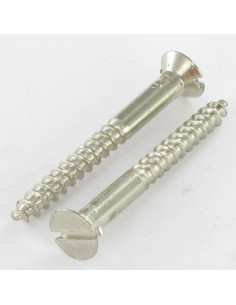 Vis bois Tête fraisée Fendue 5X35 Acier chrome