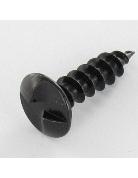 1 x Vis bois Inviolable One way Tête cylindrique large TCL 5X20 Acier zingué noir