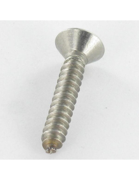1 x Vis tôle Inviolable Inox A2 Tête fraisée TORX T25 avec téton 4.8X38