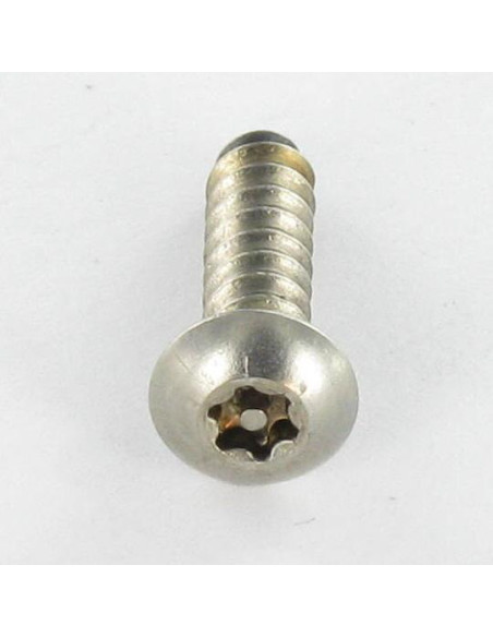 1 x Vis tôle Inviolable Inox A2 Tête cylindrique TC TORX T15 avec téton 4.2X13