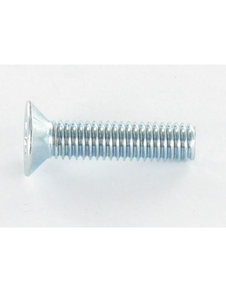 1 x Vis métaux Tête fraisée M5X20 Classe 8.8 TORX T25 Acier brut zingué nickel noir 480 hbs sans rouille rouge - Noir