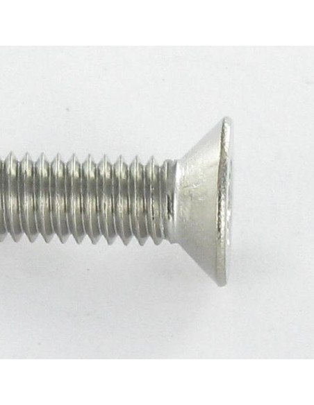1 x Vis métaux Tête fraisée M4X8 TORX T20 Inox A2
