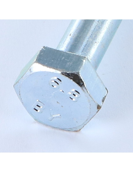 1 x Corps de boulon filetage partiel Tête hexagonale TH M10X70 Filetée sur 12 Classe 6.8 Acier zingué S/PL17