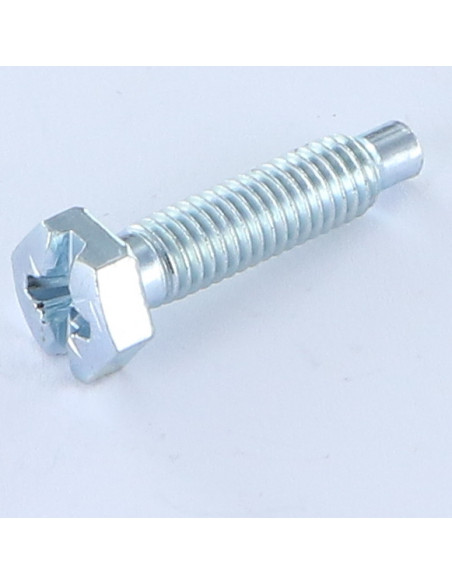 1 x Corps de boulon filetage partiel Tête hexagonale TH POZI et fendu M6X25 Filetée sur 22 BTLONGZG