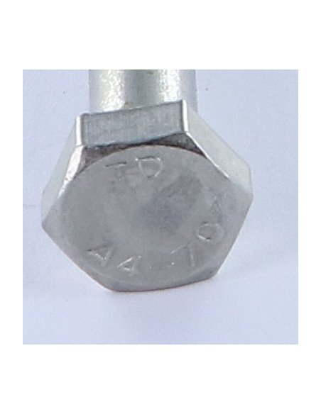1 x Corps de boulon filetage partiel Tête hexagonale TH M12X100 Inox A4