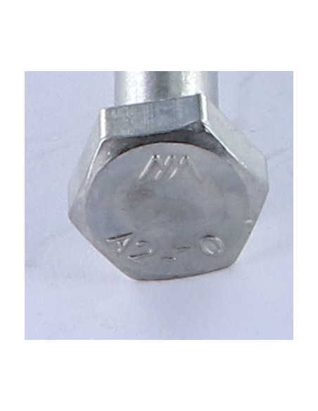1 x Corps de boulon filetage partiel Inox A2 Tête hexagonale TH M33X110