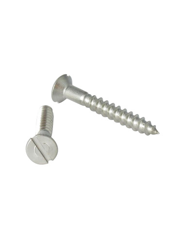 1 x Vis bois Inox A2 Tête fraisée Fendue 2.5X16...