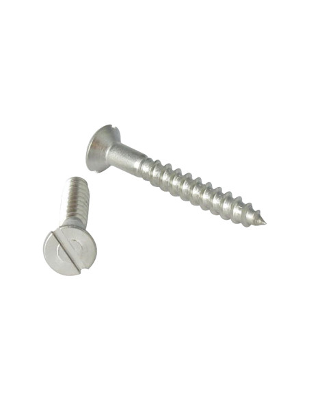 1 x Vis bois Inox A2 Tête fraisée Fendue 2.5X16 microvis